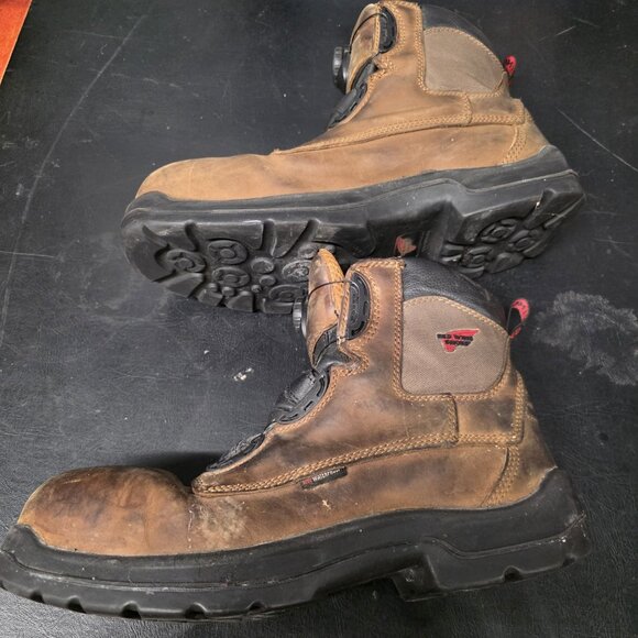 Red Wing 4216 Work Hiking Boots Men’s Size 13 D Waterproof Brown Saftey Toe - Picture 11 of 12